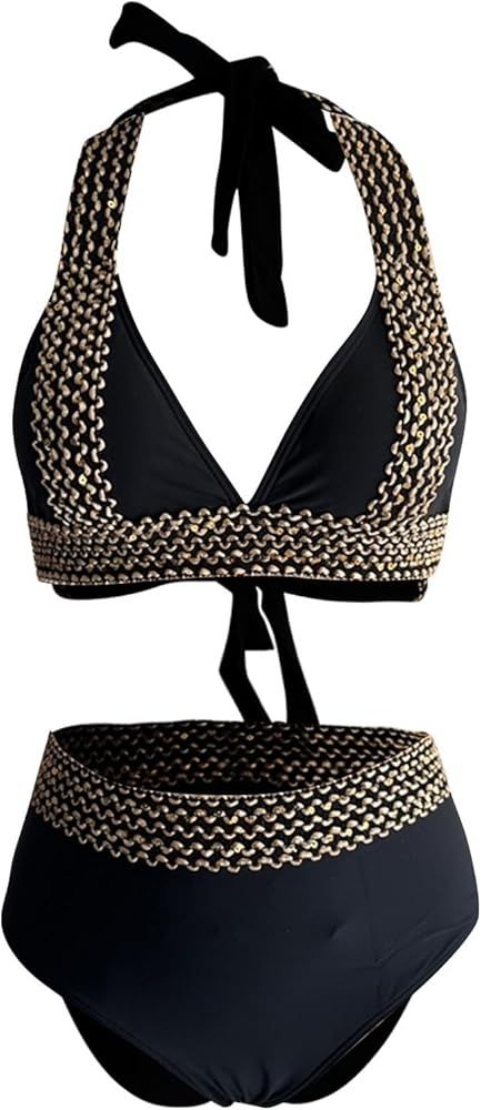 Badekleider & Bikinis: Schwarzer Sommer Bikini mit Gold, neu!!! – Neu (gemäss Beschreibung) aus Ferden von jemyce 2