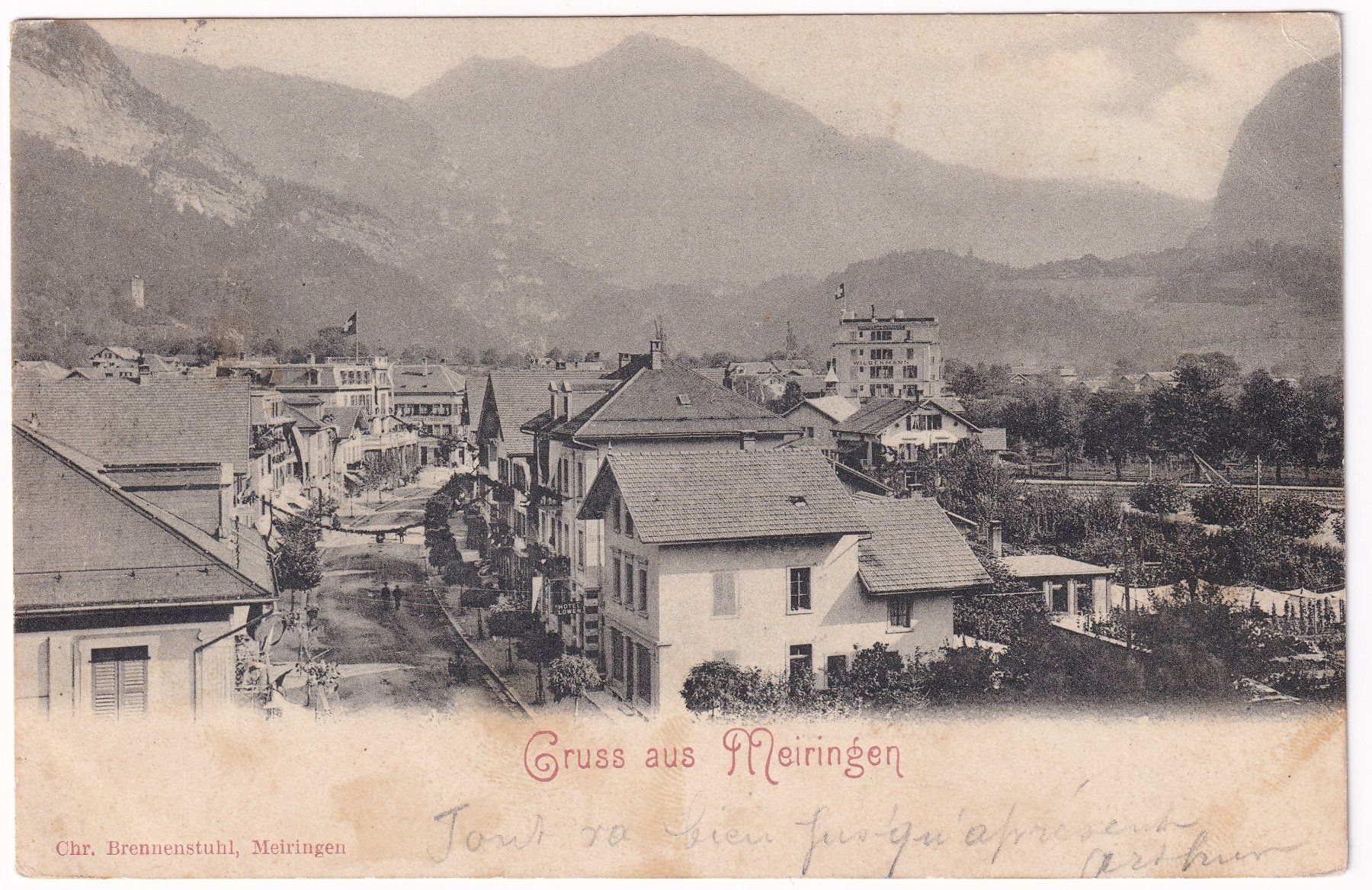 Cartoline postali: Gruss aus Meiringen 1901 – Usato da Cormoret venduto da Pascalll2001