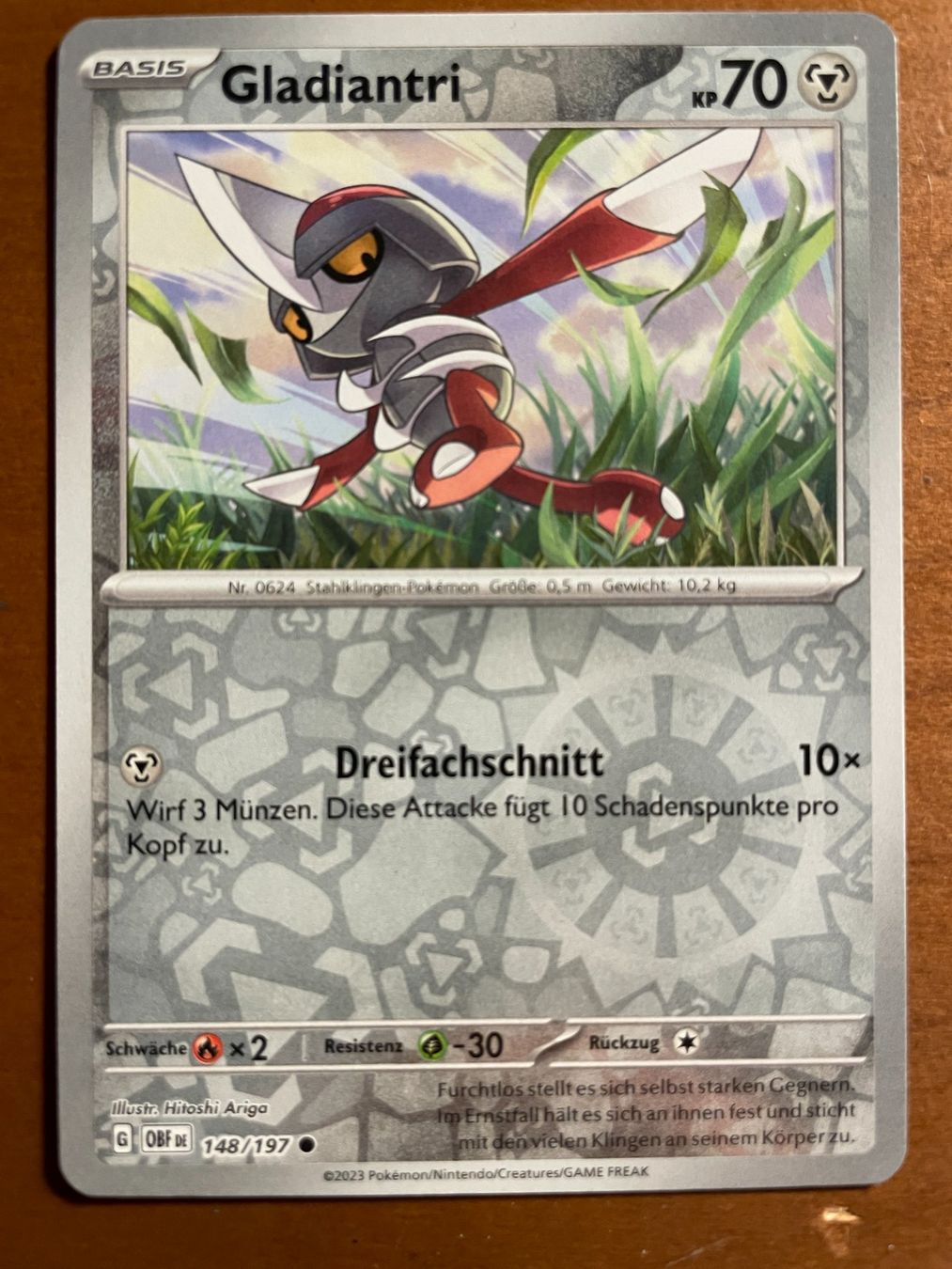 Pokémon Sammelbilder & Trading cards: Pokemon Gladiantri Reverse (Versand gratis) – Neu (gemäss Beschreibung) aus Chur von Angerson