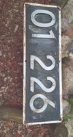 Lokschild Schild Metallschild kein Emailschild Dampflok DB