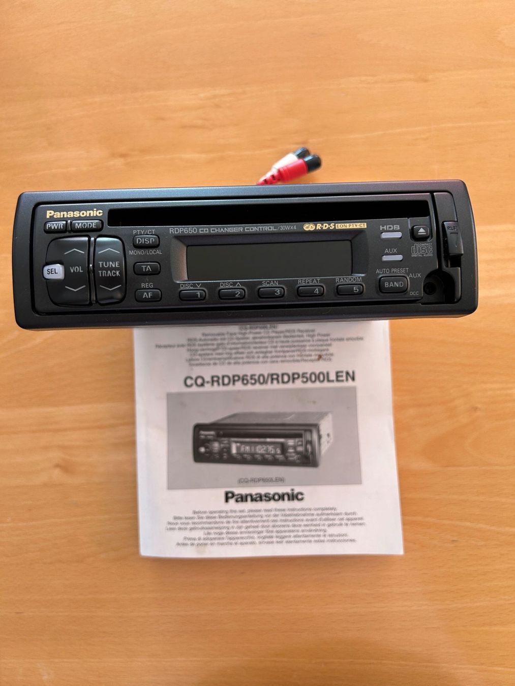 Panasonic Radio: Panasonic CQ-RDP650LEN – Usato da Schönenberg ZH venduto da Bestucanget