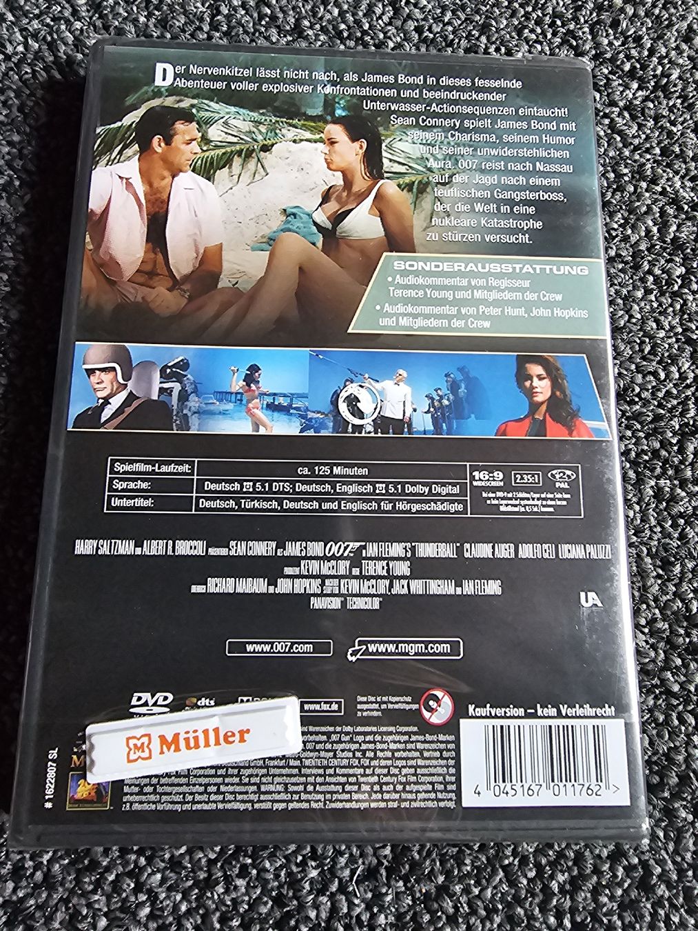 Tutti i DVDs: James Bond 007 - Feuerball Neuverpackt – Nuovo e nell'imballaggio originale da Ruswil venduto da jan_bxl5 1
