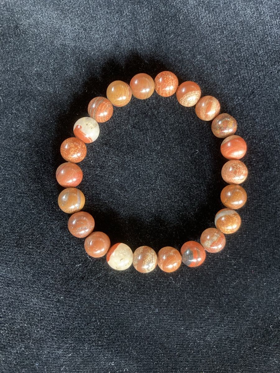 Bracciali & Braccialetti: Echtes Heilstein Perlen Armband Jaspis – Usato da Brienz BE venduto da _joeG_237