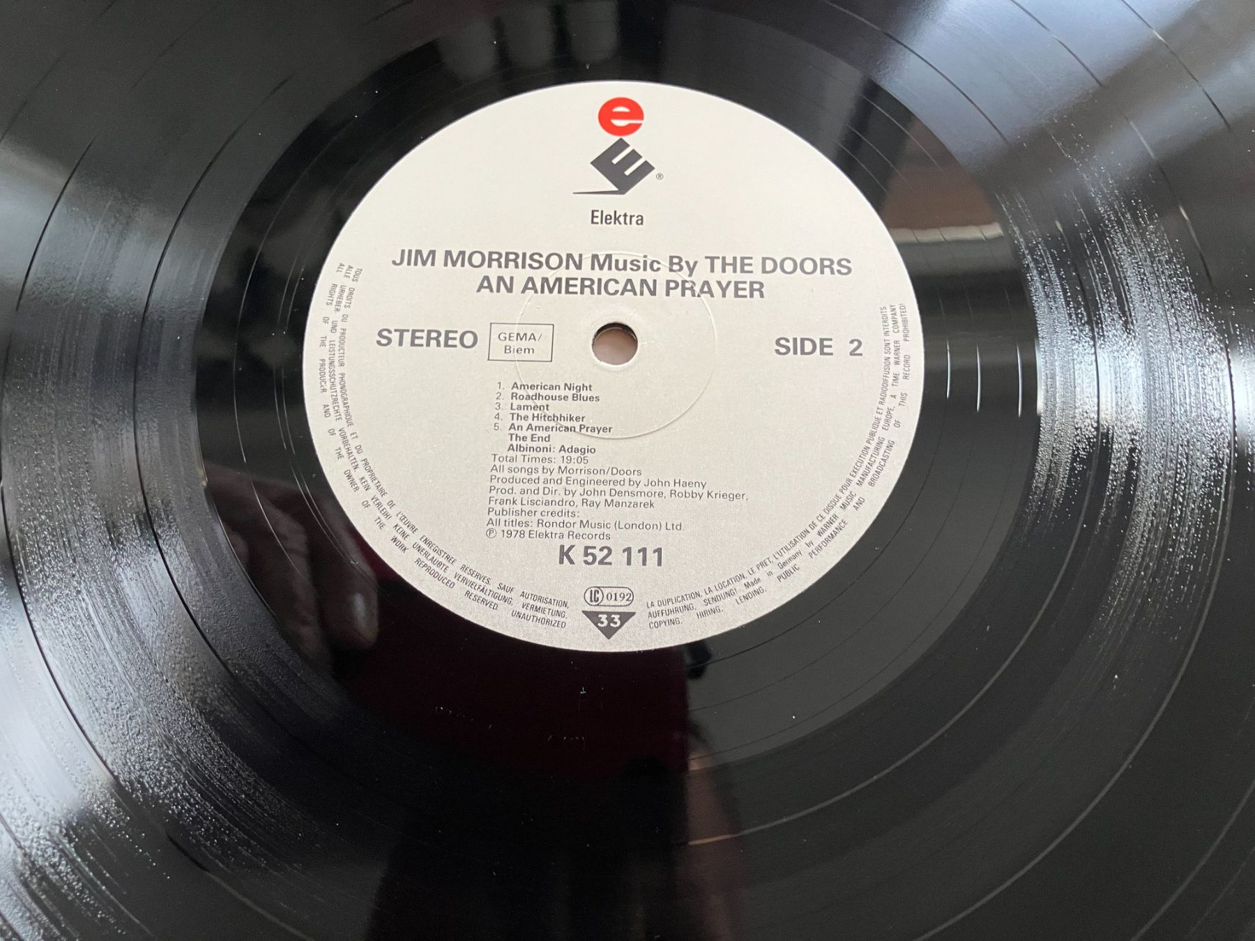 Dischi in vinile: The Doors – Usato da Aarwangen venduto da Jukebox3 8