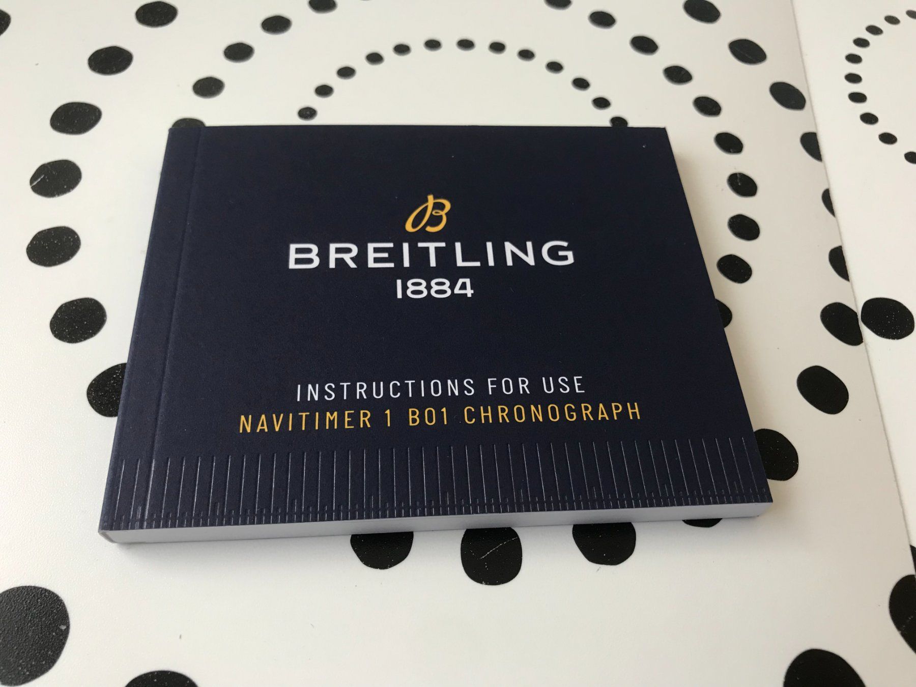 Breitling Documenti: BREITLING - NAVITIMER 1 B01 CHRONOGRAPH INSTRUCTIONS FOR USE – Nuovo (secondo la descrizione) da Epalinges venduto da watchforyou
