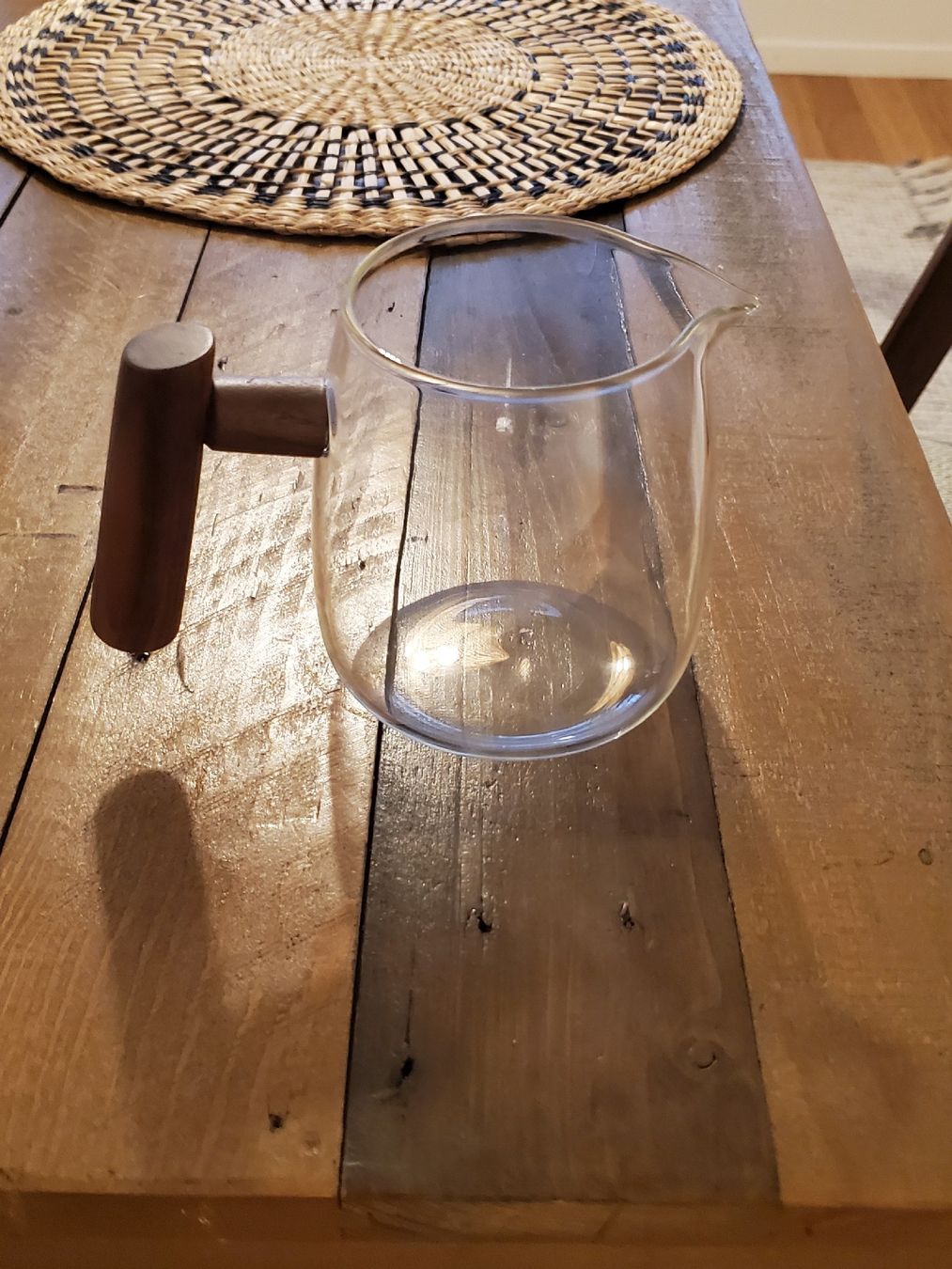 Théières: Teekanne aus Glas mit Walnussgriff – Neuf (Voir description) à Lachen SZ par missfranky85