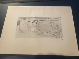 Ferdinand Hodler Studien zum Tag Collotypie 1914