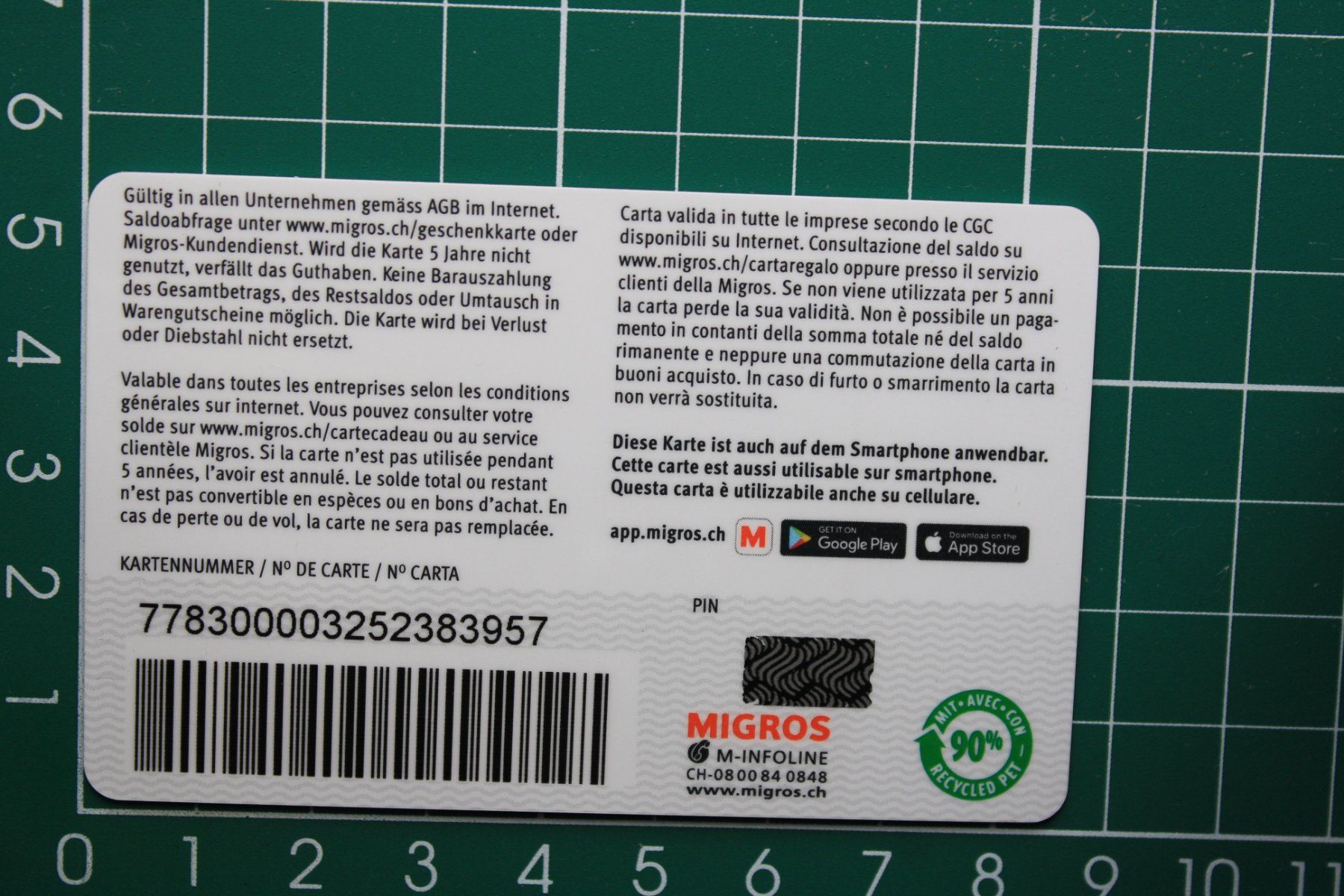 Cartoline: geschenkkarte – Usato da Laupen BE venduto da Gufi57 1