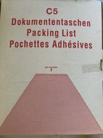 C5 Dokumententaschen - Packing List -1000 Stück
