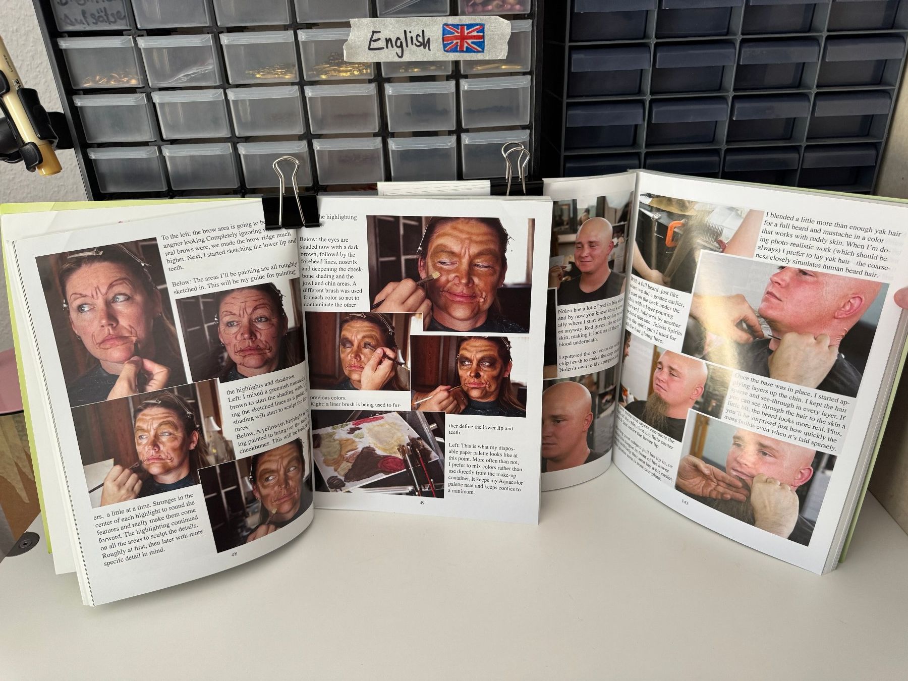 Bücher: Mike Spatola SFX Tutorial Monsterous Make-Up Manuals 1+2 ENG – Gebraucht aus Rheinfelden von Eldritchwitch 4