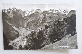AK Braunwald - Blick auf Linthal und die Tödikette