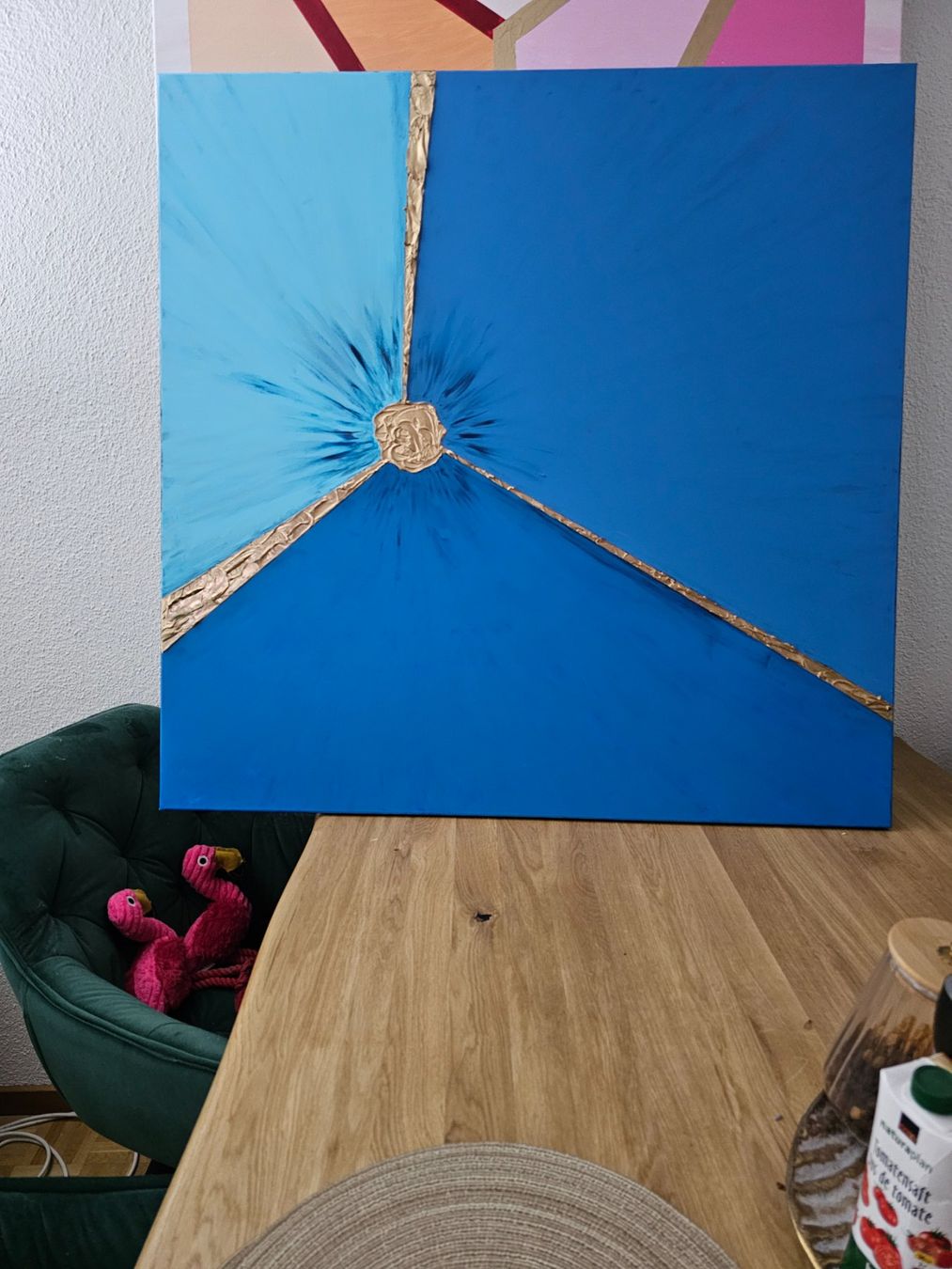 Dipinti: Acryl Bild 100 cm x 100 – Nuovo (secondo la descrizione) da Kloten venduto da mar_5s2j 1