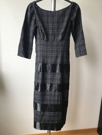 Robe longue Marc Jacobs, taille 36, laine soie et verre