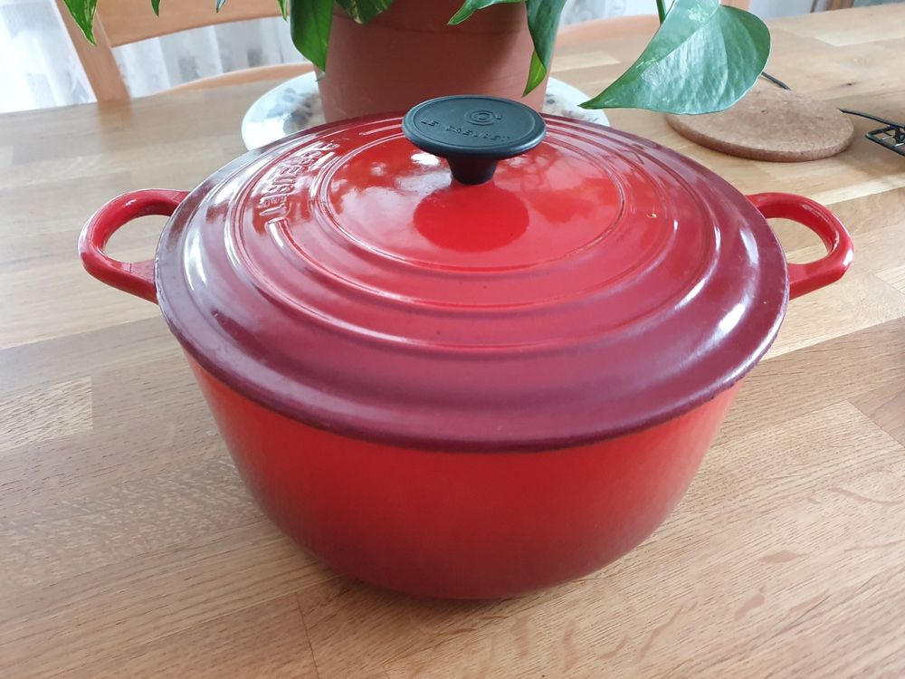 Le Creuset Schmortopf 5,5 Qt Rund - Emaillierter Gusseisentopf In Schalotte