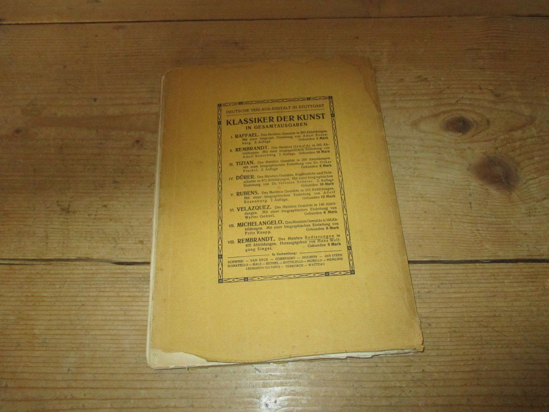 Libri: Rembrandt Almanach 1906/07 – Difettoso da Flims - Dorf venduto da Stagediver 8