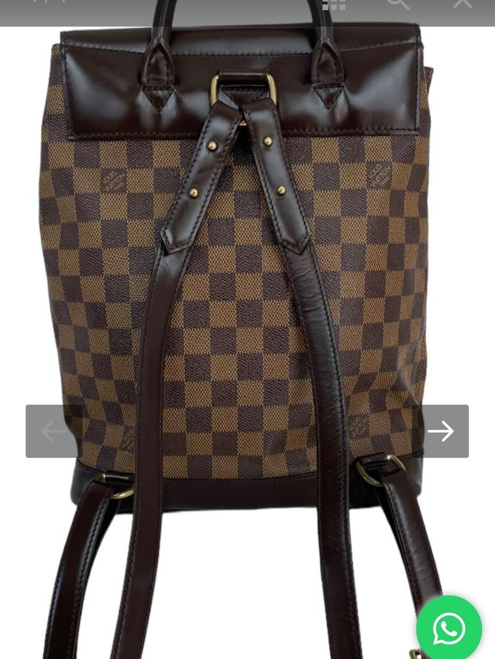 Louis Vuitton Zaini: LOUIS VUITTON DAMIER EBENE BACKPACK – Nuovo (secondo la descrizione) da Cologny venduto da Selin34 3