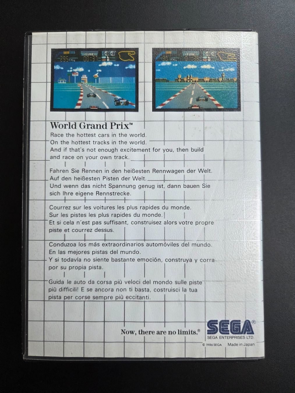 Sega Giochi: Sega Master System Spiel World Grand Prix – Usato da St. Gallen venduto da dovercametome 1