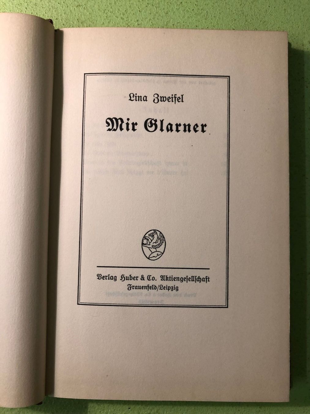 Libri: Lina Zweifel: Wir Glarner. – Usato da Zürich venduto da allp 1