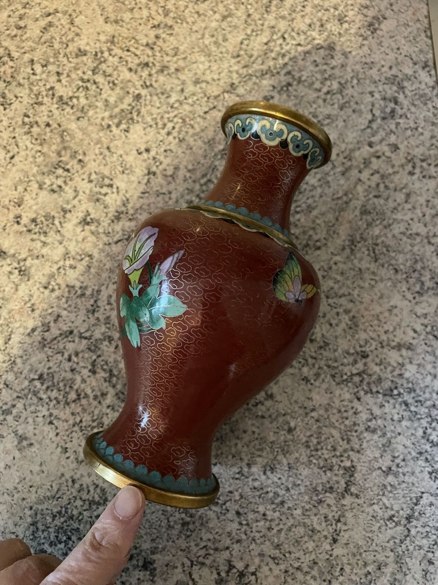 Vasi & Recipienti: Chinesische Vase aus Messing – Usato da Flawil venduto da Naphtali 4