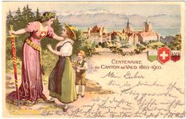 Cetenaire du CANTON DE VAUD 1803-1903 (VD)