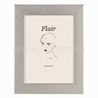 Foto Holzrahmen Flair 3, 10x15 cm Bildgrösse, silber