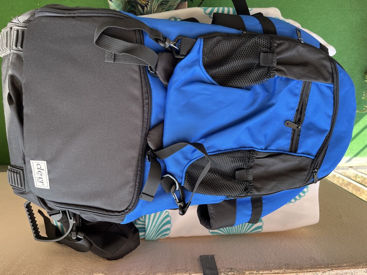 Marsupi portabebè: Kindertrage Clevr blau schwarz – Usato da Stäfa venduto da vic_x2d6 5
