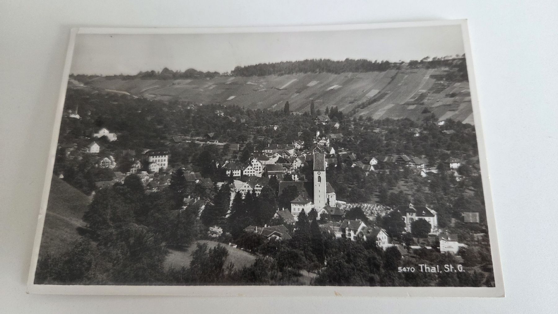 Cartoline postali: 1945 Ansichtskarte Thal St.Gallen – Usato da Arni AG venduto da Moth68