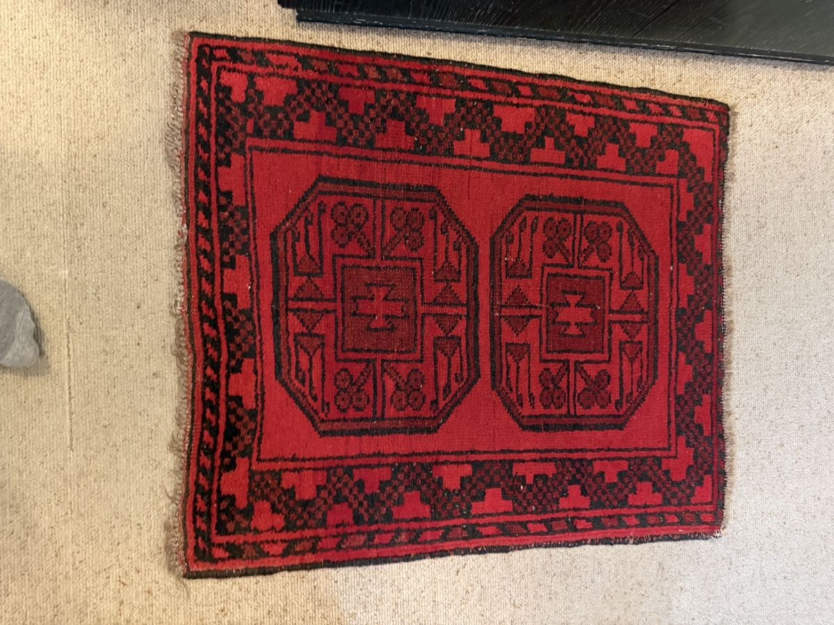 Teppiche: Orientteppich rot schwarz geometrisches Muster – Gebraucht aus Siglistorf von demeyste