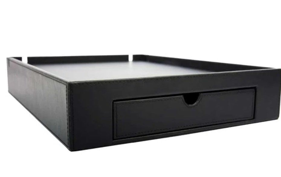Contenitori & Simili: Krups Nespresso Schublade Organizer schwarzer Kunstleder ... – Nuovo e nell'imballaggio originale da Siebnen venduto da KiKla-Siebnen 2