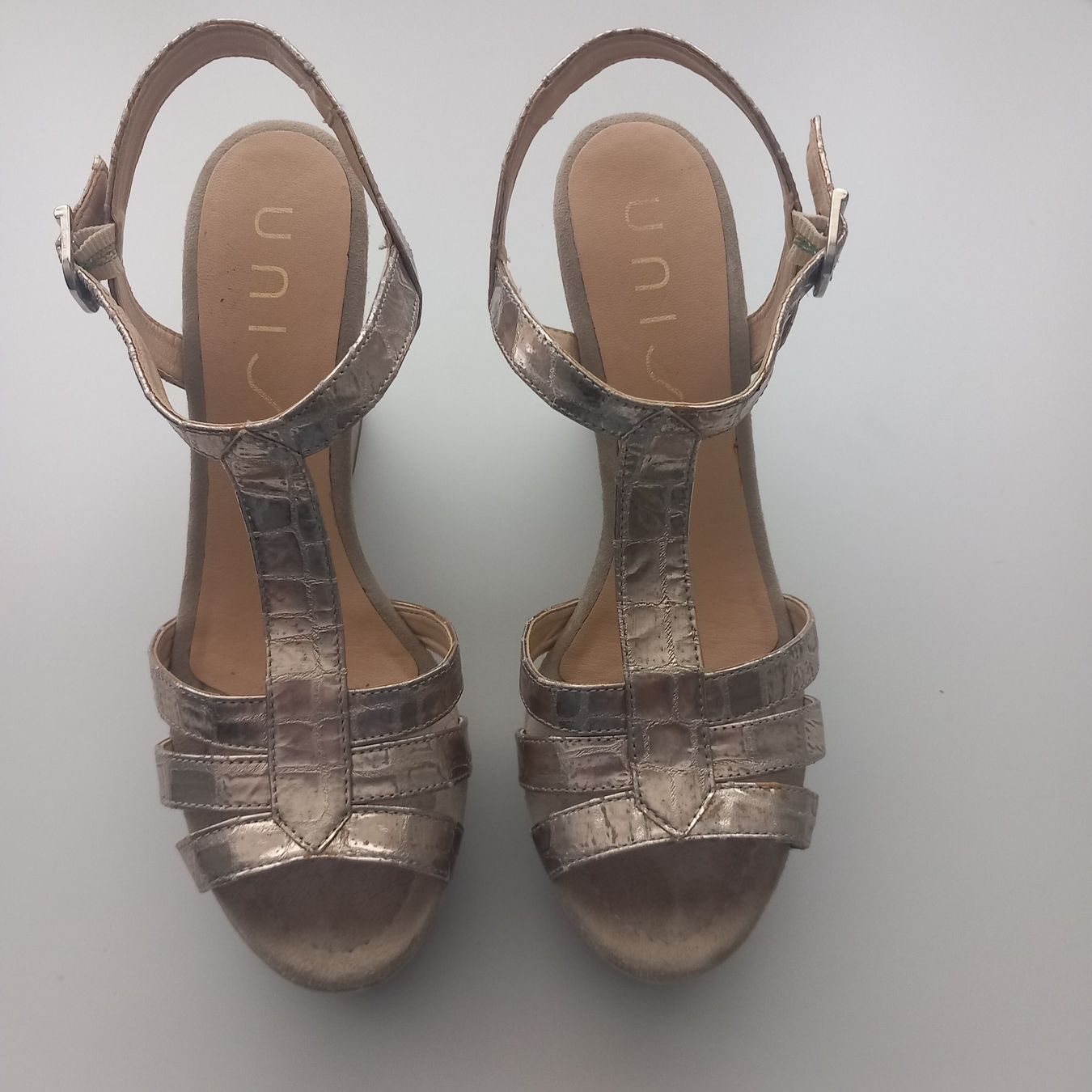 Unisa Scarpe da donna: UNISA SANDALE ROSE GOLD SILBER GR.39 – Usato da Nottwil venduto da cecilia44