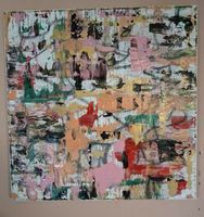 Abstraktes Bild auf 40×40 handmade