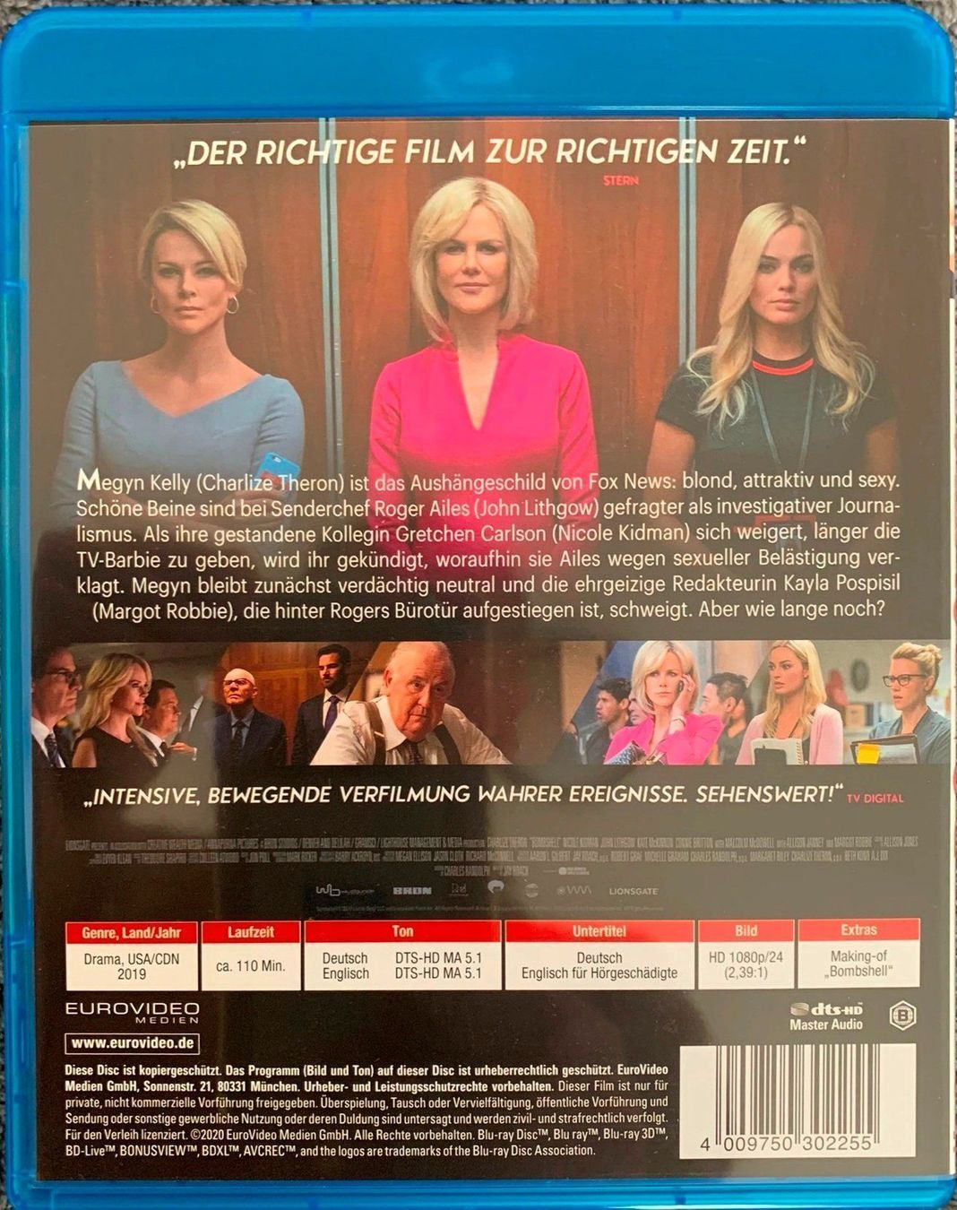 Alle DVDs: Bombshell Das Ende des Schweigens (2019) Blu-ray Disc – Neu (gemäss Beschreibung) aus Lodrino von mediwell 1