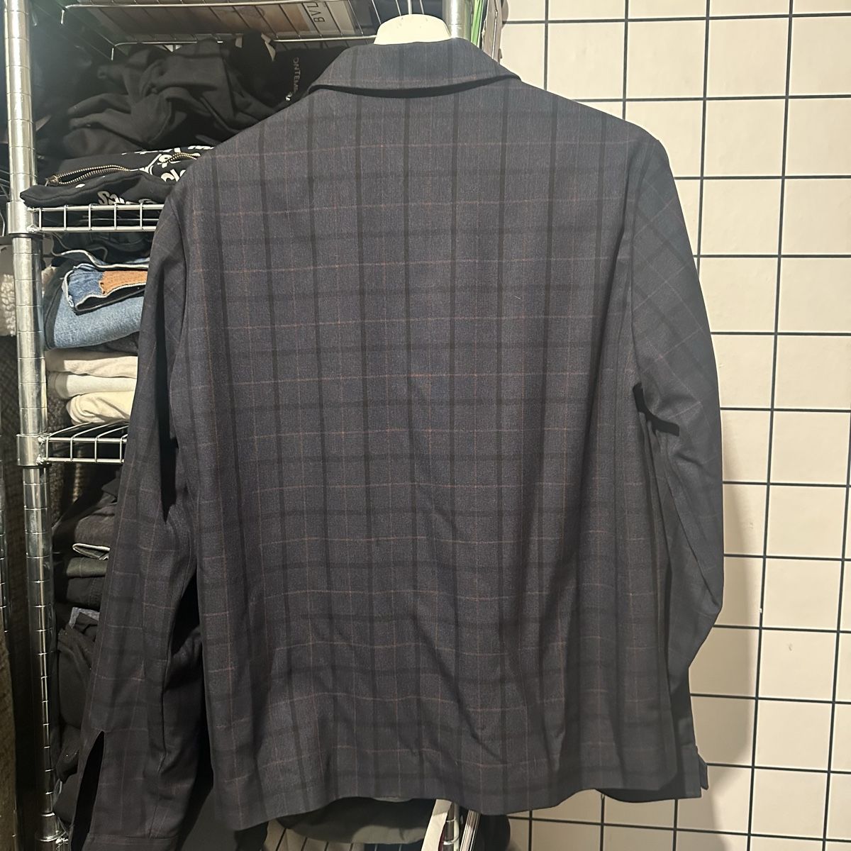 Topshop Giacche: Topman Checked Overshirt Jacket, Size S – Nuovo (secondo la descrizione) da Genève venduto da ravehotline 1
