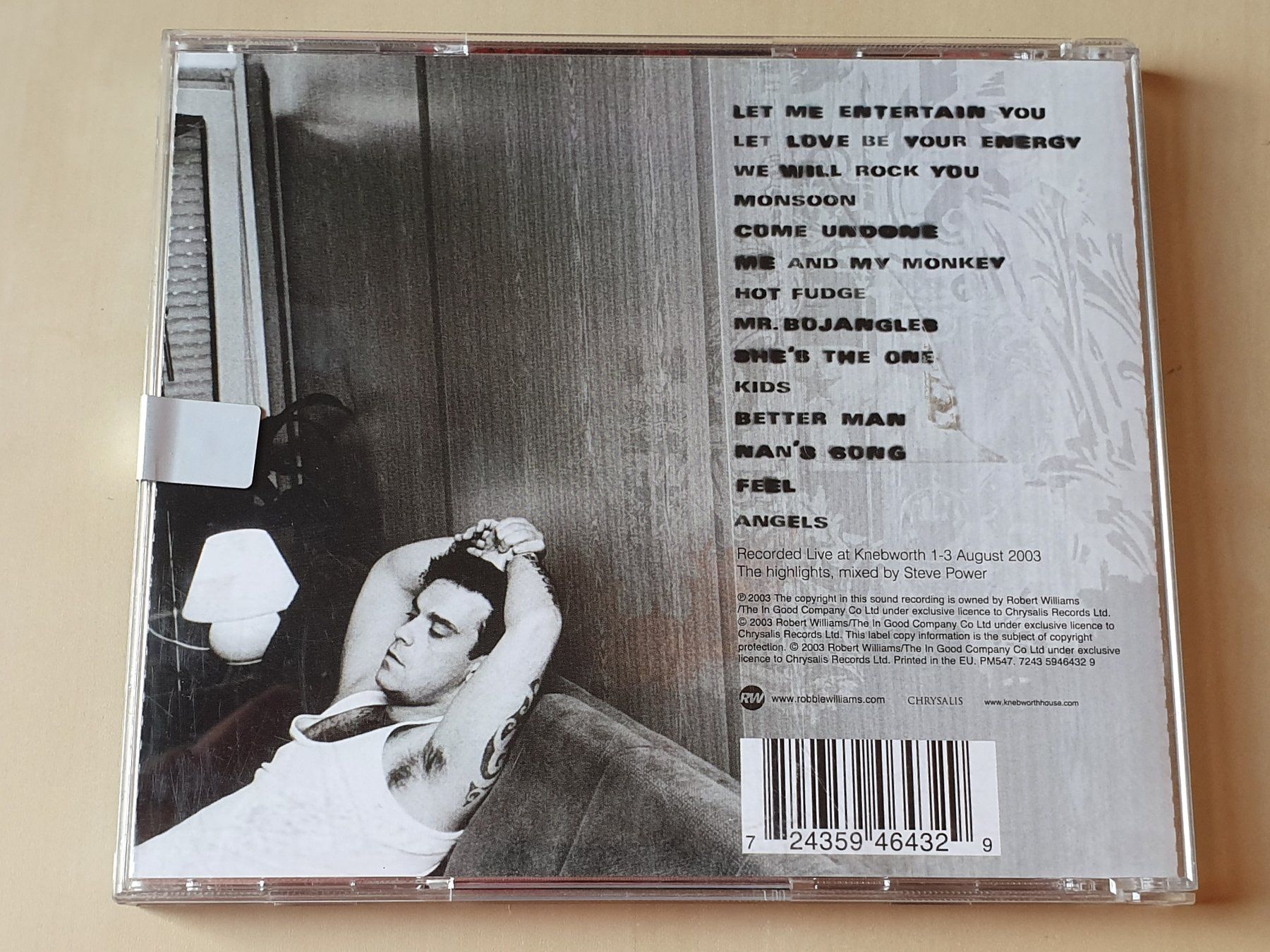 CDs: Robbie Williams Live Summer 2003 – Gebraucht aus Stansstad von collectorsshop 1