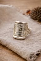 Bague touareg en argent massif taille 23 