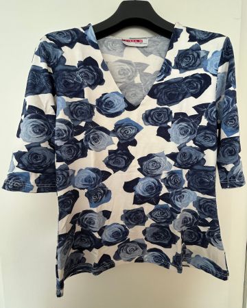 Top, Shirt mit Rosenmuster, Grösse M, top Zustand!