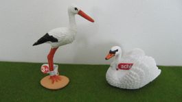 Schleich Storch & Schwan Figuren-Set  ( Neu )