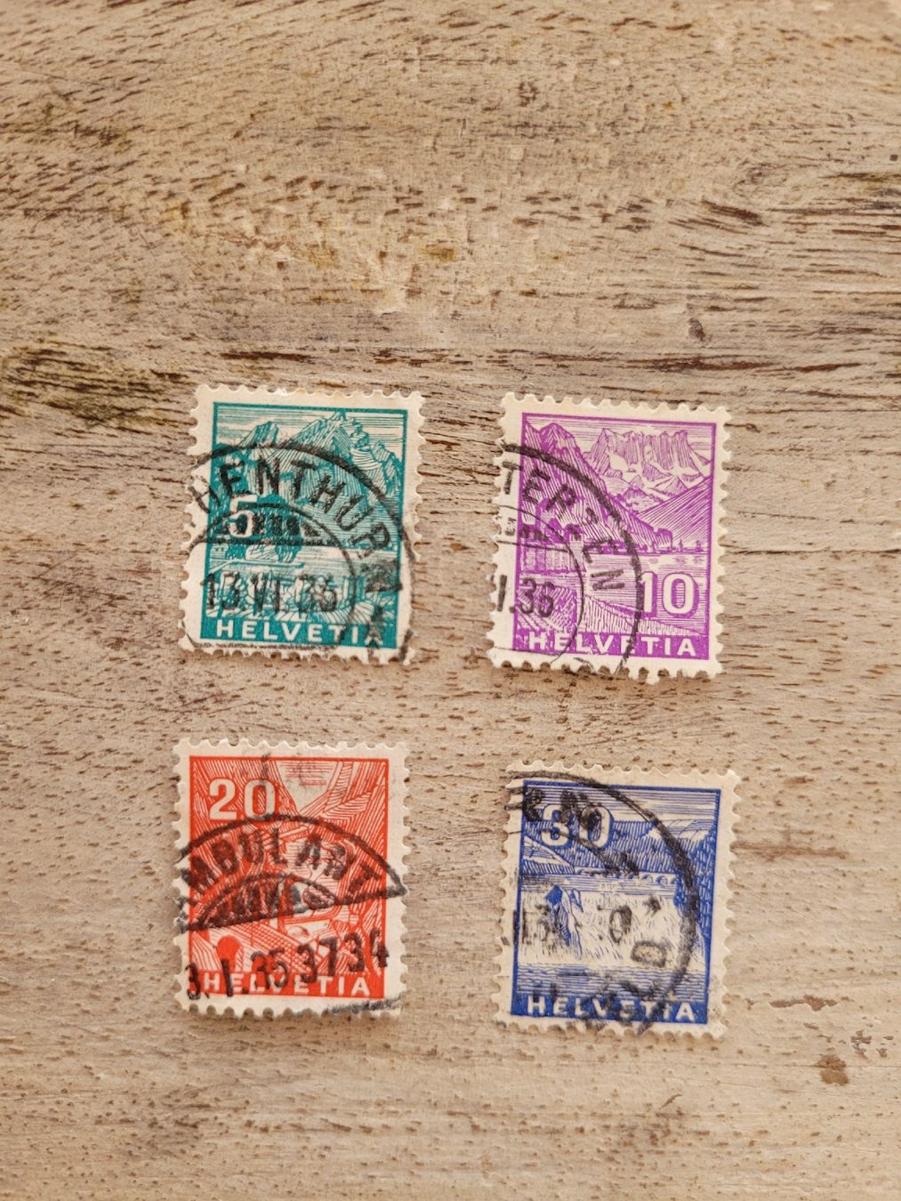 Tous les timbres: Landschaftsbilder – D'occasion à Inwil par Flower2325