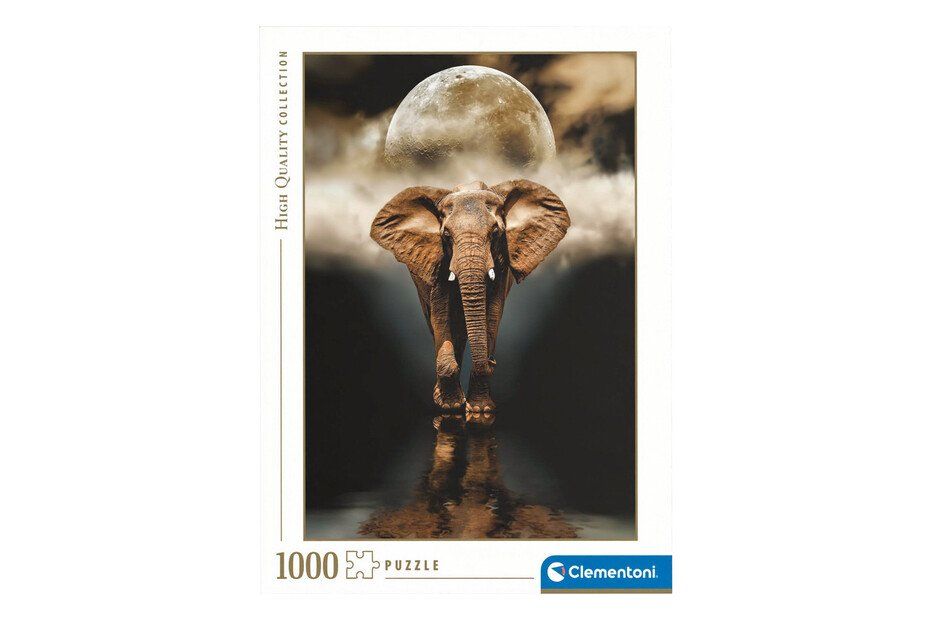 Lais Puzzle Elefant – 1000 Teile, Hochwertig Gestanzt, Motiv-Druck Auf Schachtel