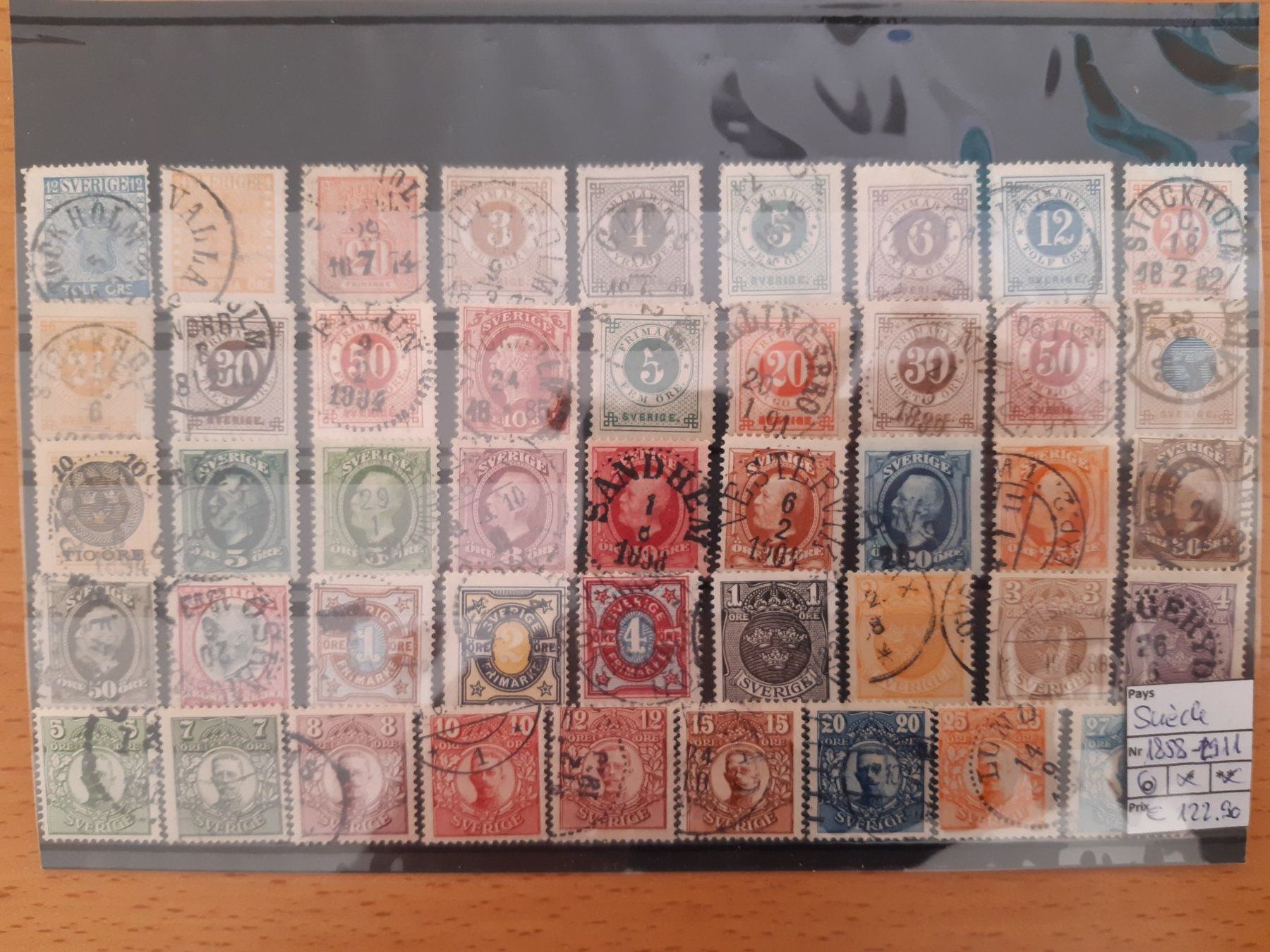 Alle Briefmarken: Schweden° / Suède° 1858-1911 – Gebraucht aus Confignon von Alfda2000