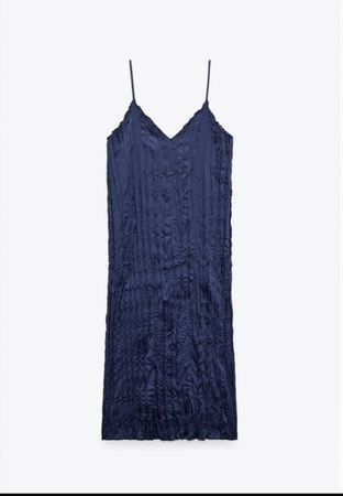 Zara Kleid, Grösse S, Dunkelblau