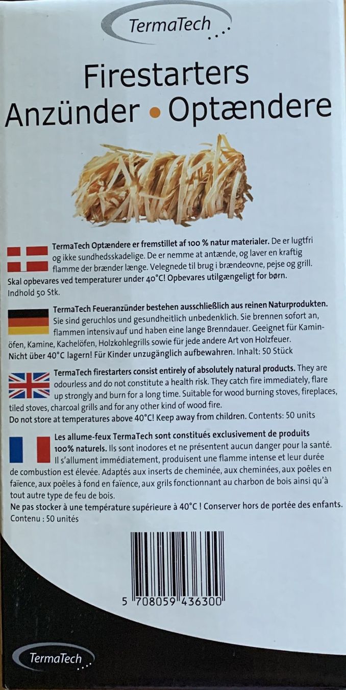 Accendini: ANZÜNDER - FEUERANZÜNDER - FIRESTARTER TermaTech – Nuovo e nell'imballaggio originale da Birsfelden venduto da Emporio82 2