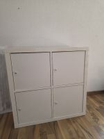 Regal mit 4 Türen weiss 77x77 cm guter Zustand
