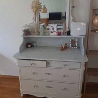 Kommode mit Marmorplatte weiss gebraucht