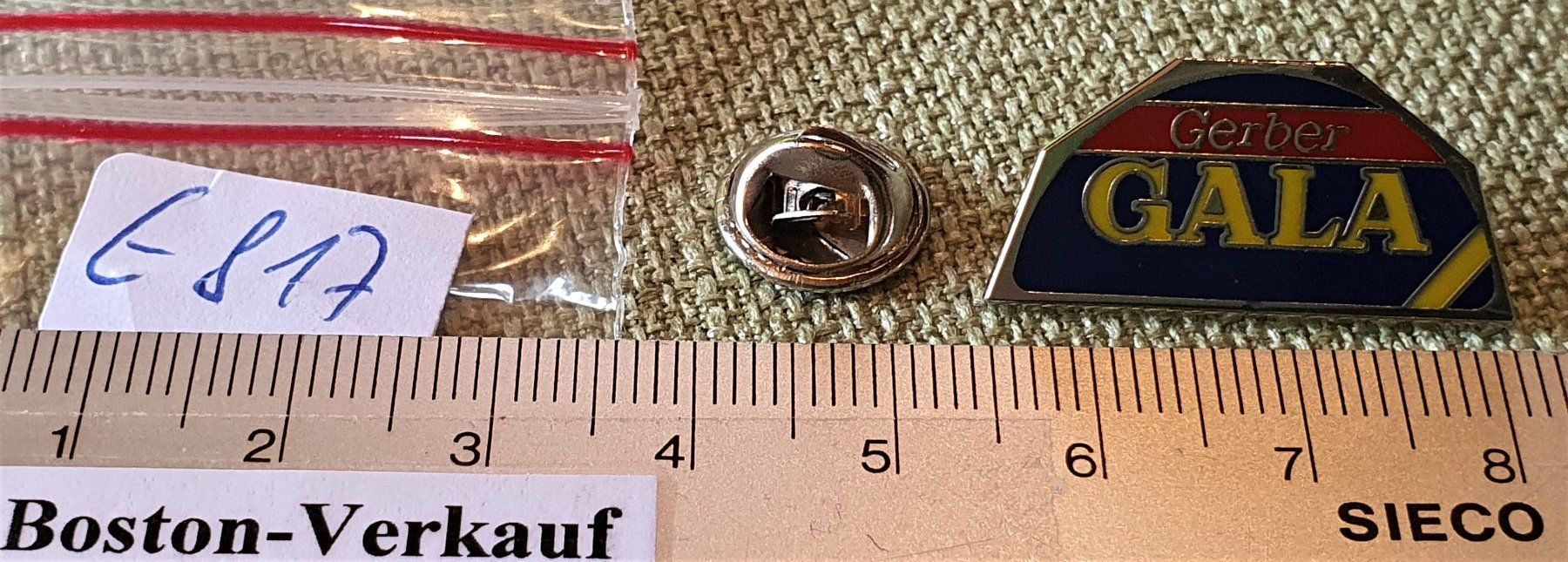 Placchette & Badge: E817 - Pin Mondo - Gerber Gala Classic – Usato da Reinach BL venduto da Boston-Verkauf 2