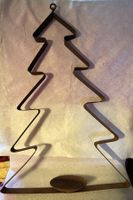 KerzenhängerTannenbaum H 42 cm. Metall Rost