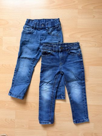 Kinder Jeans dunkelblau, 2 Stück, gebraucht, Gr. 98