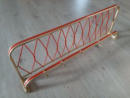 Vintage 50er 60er Garderobe Hutablage String Mid Century ROT