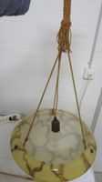 Deckenlampe antik Lampenschirm marmoriert