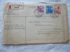 1938 R-Brief Zürich 30 -> USA
